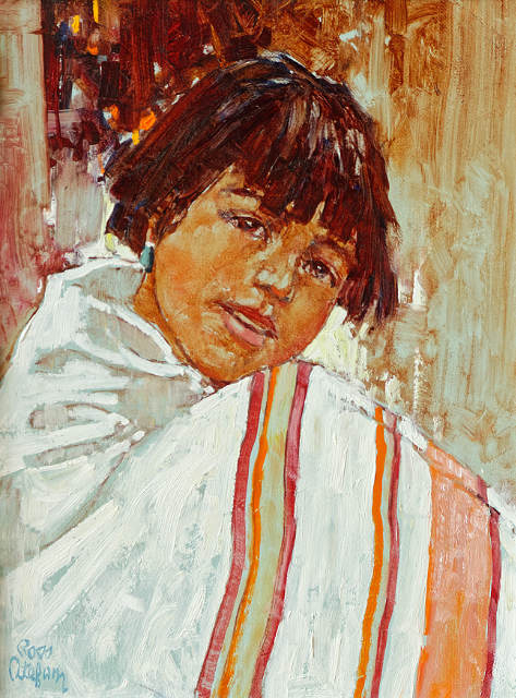 He's My Sunny Boy 9x12 SOLD!