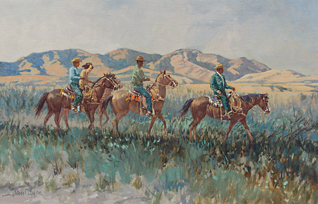 Jingling Spurs 24x36 SOLD! 