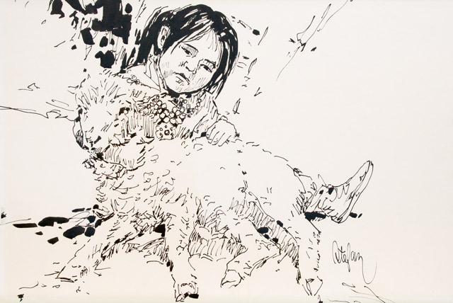 Young Friend 20x30 SOLD!
