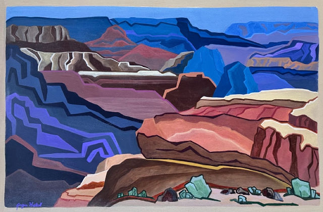 The Secret Lies In The Canyons  24X36