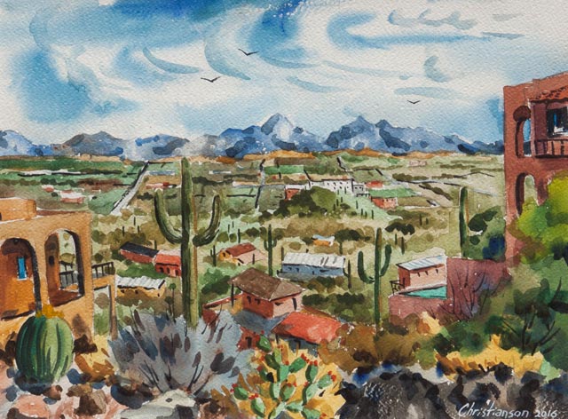 View From The Foothills 11x14 SOLD!