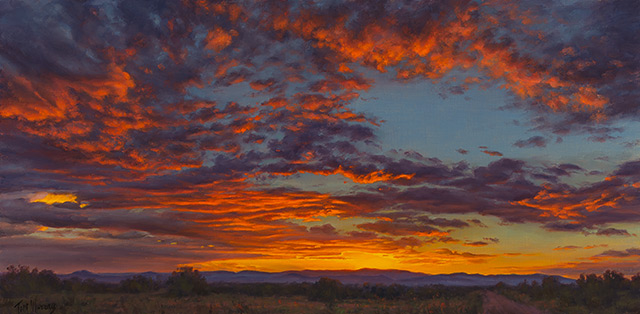 New Mexico Sunset 10x20 SOLD!