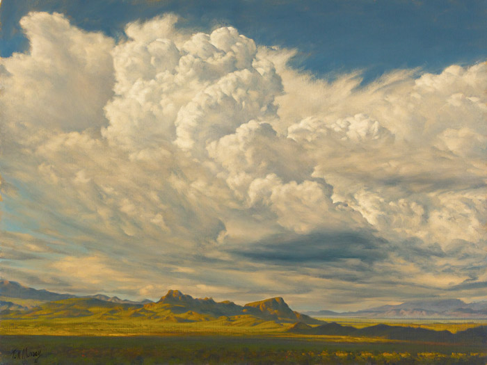 Clouds Sweep Dove Mt. 18x24 SOLD!