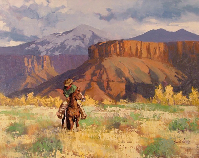 Outriding The Storm 24x30 SOLD!