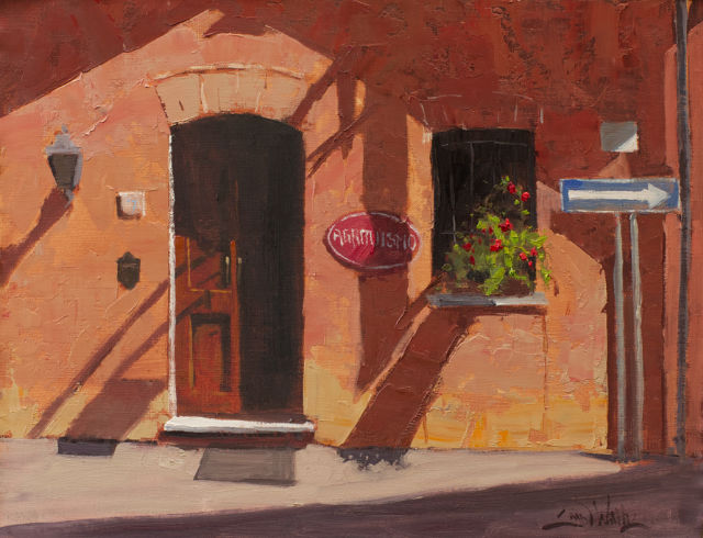 Where The Shadows Wait For Evening 14x18