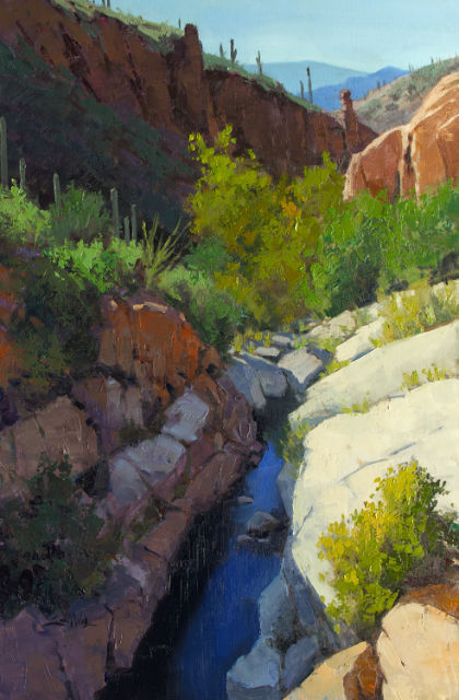 Looking Down Bear Canyon 30x20