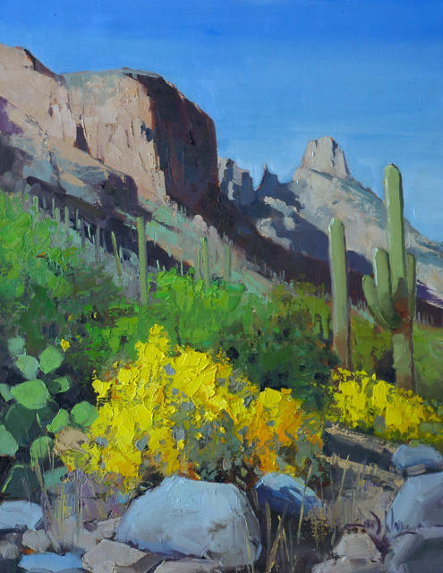 Finger Rock Floral 18x14