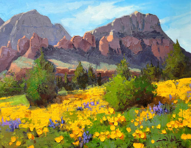 Sedona Poppies 16x20