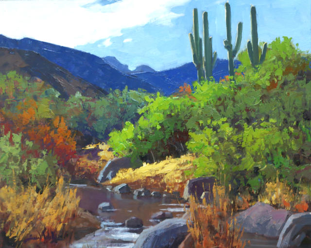 Trickling Down Sabino 16x20