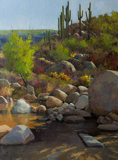 Settled In Sabino 48x36