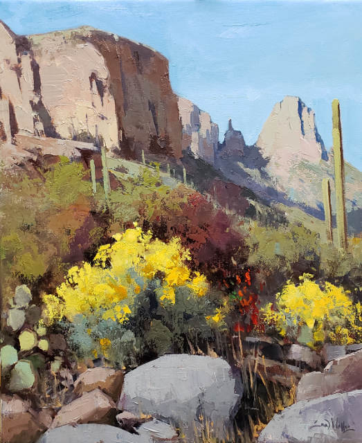 Leading To Finger Rock 24x20