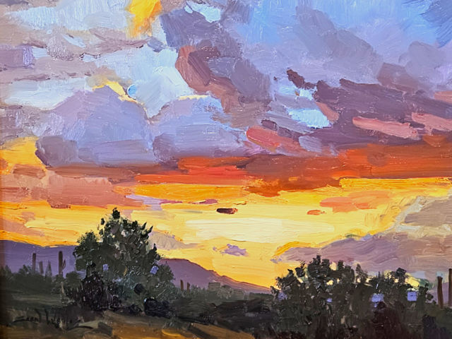 Chasing the Fading Light 11x14 SOLD!