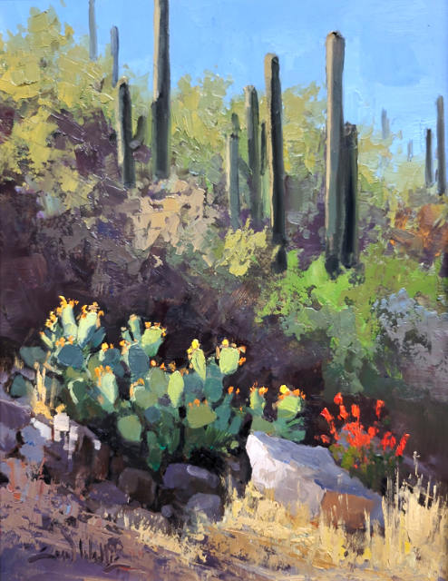 Spring Cactus 16x12 SOLD!