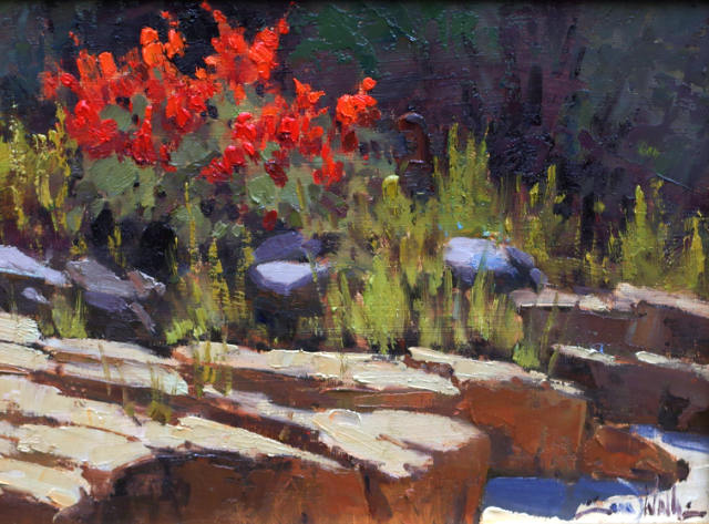 Color Between The Rocks 9x12 SOLD!