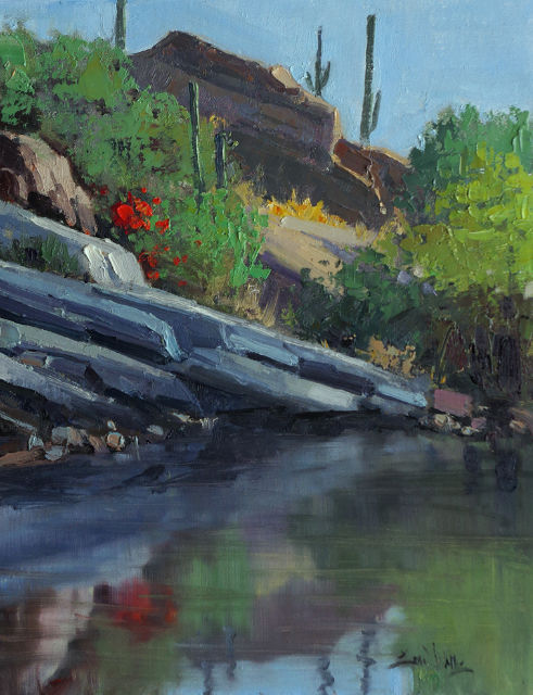 Romero Reflecting 14x11 SOLD!