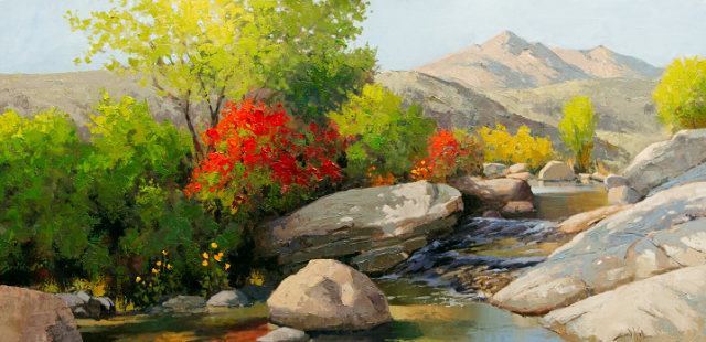 Rushing Through The Catalinas 24x48 SOLD!