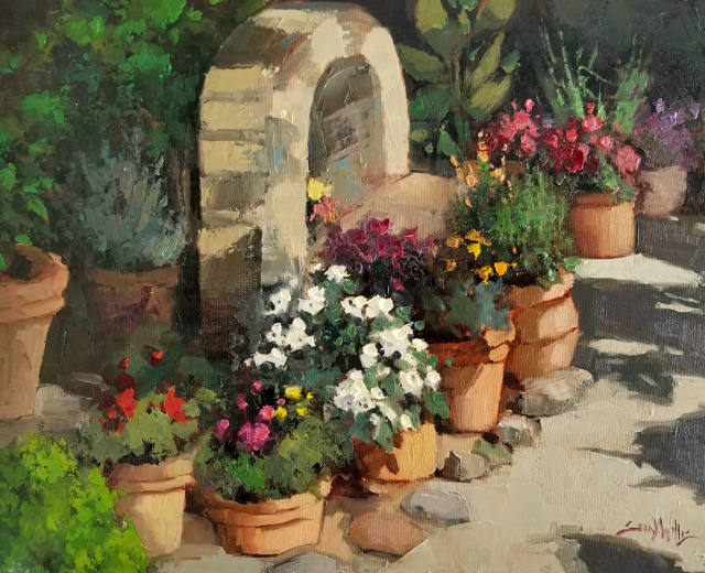 Tucson Botanical Plein Air 16x20 SOLD!