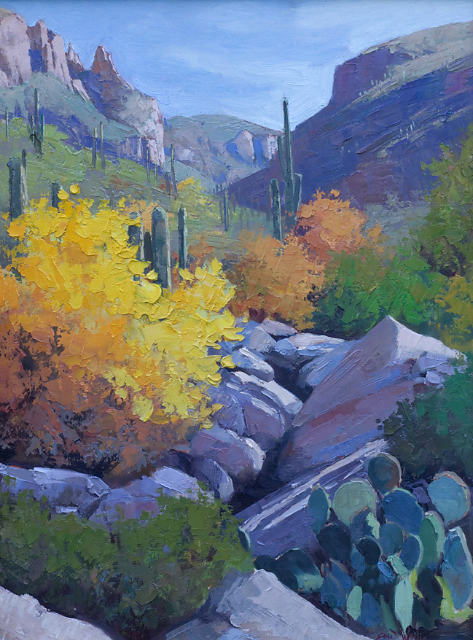 Autumn Under Finger Rock 24x18 SOLD!