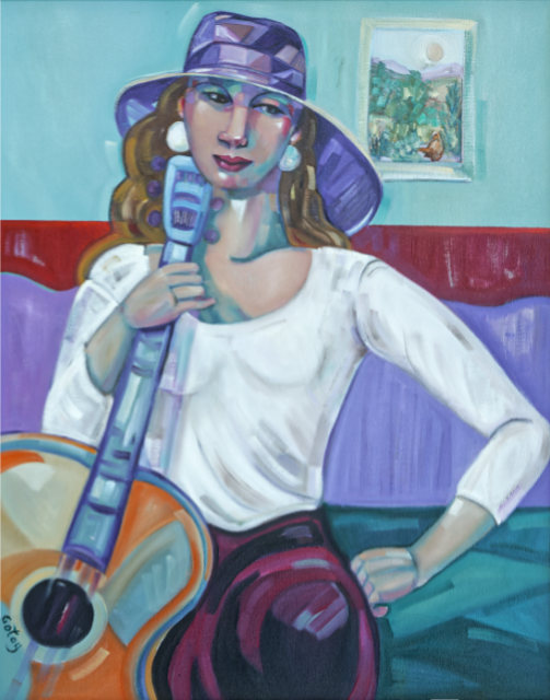 Girl With Hat 30x24