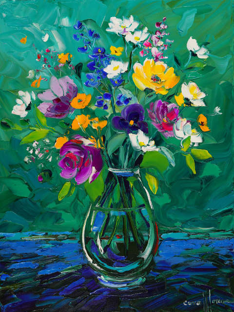 Jeweled Tones 18x24 SOLD!