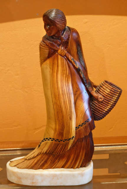 Bob Boomer, Native Woman w/ Wedding Basket 13.5 in SOLD!