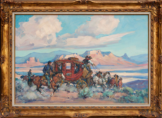 On The Overland Trail 24x36 SOLD!