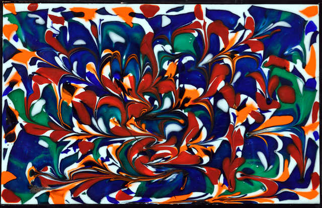 Hint Of Emerald 20x31 fused glass