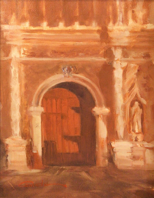 San Xavier in Tones 14x11