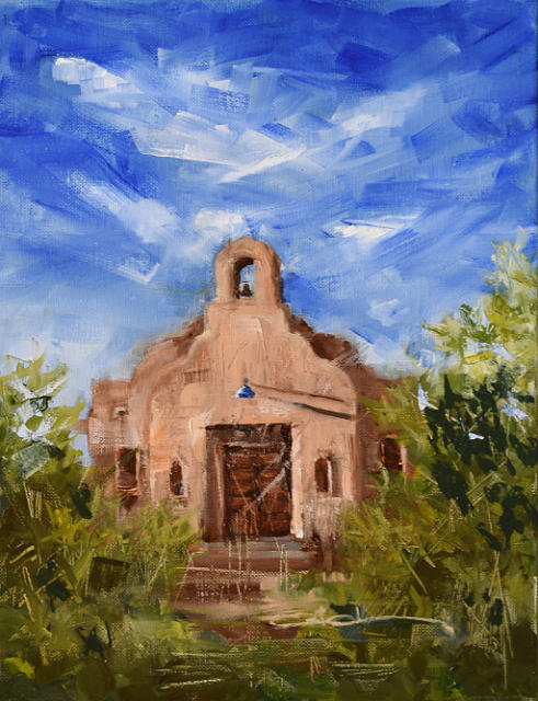 San Pedro Morning 14x11 SOLD!