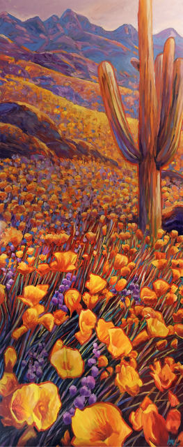 Spring Explosion 68x28 SOLD!