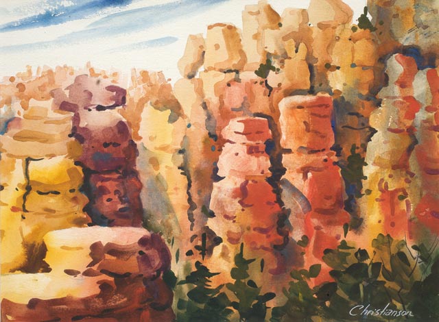 Wonderland Of Rocks 10x14 SOLD!