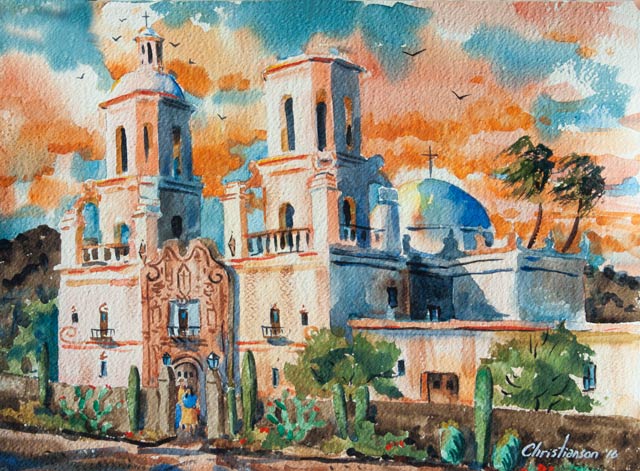 Sunset Xavier 11x14 SOLD!