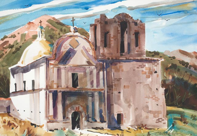 Tumacacori Mission 16x22 SOLD!