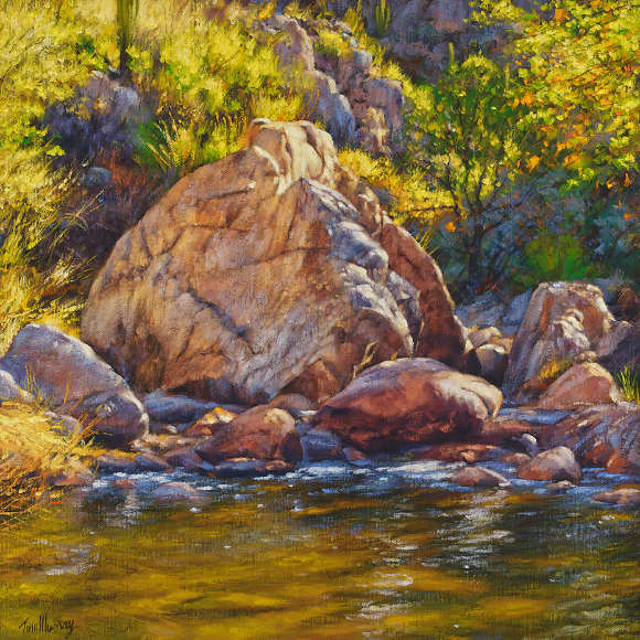Water In The Desert 12x12 SOLD!