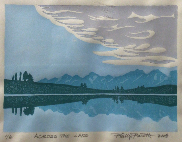 Across the Lake 6.5 x 8.5