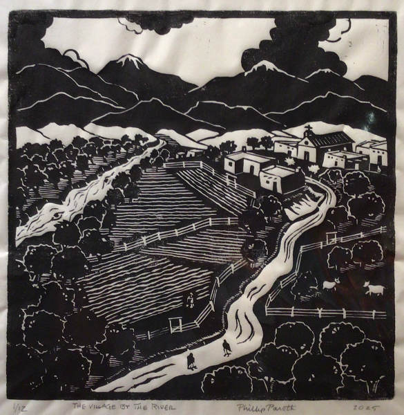 The Village By The River 11.5 x 11.5