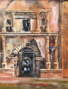 The Old Mission at Tumacacori 14x11