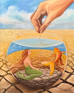 SOLD! Stranded 20x16