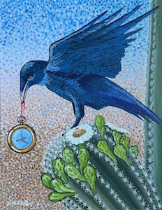 SOLD! Time Flies 24x18