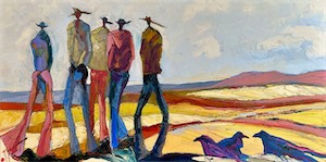 SOLD! No Time for Old Men 24x48