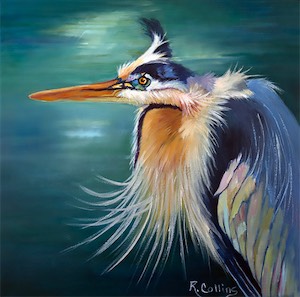SOLD! Heron's Spectrum Of Color 16x16