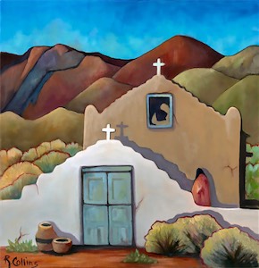 Pueblo Sanctuary 24x24