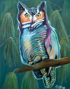 Twilight Plumage Glow 30x24
