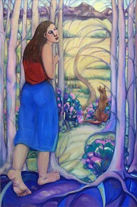 Sharing The Moon 30x24