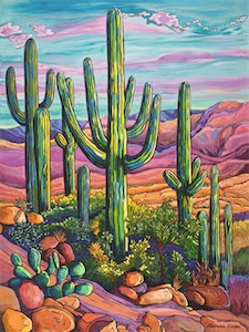 Guardians Of The Canyons 48x36