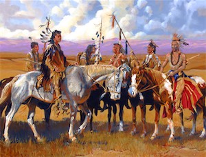 SOLD! Boundry Dispute 22x28 wc