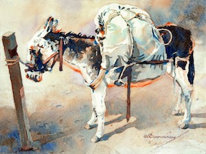 SOLD! Jebediah's Burden 9X12