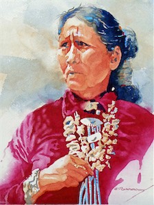 Navajo Matriarch 12x9wc