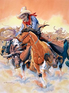 The Big Stampede 24x18 wc