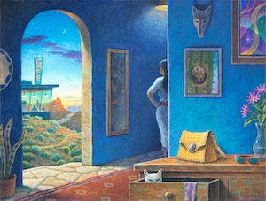 The Hall Mirror 18x24